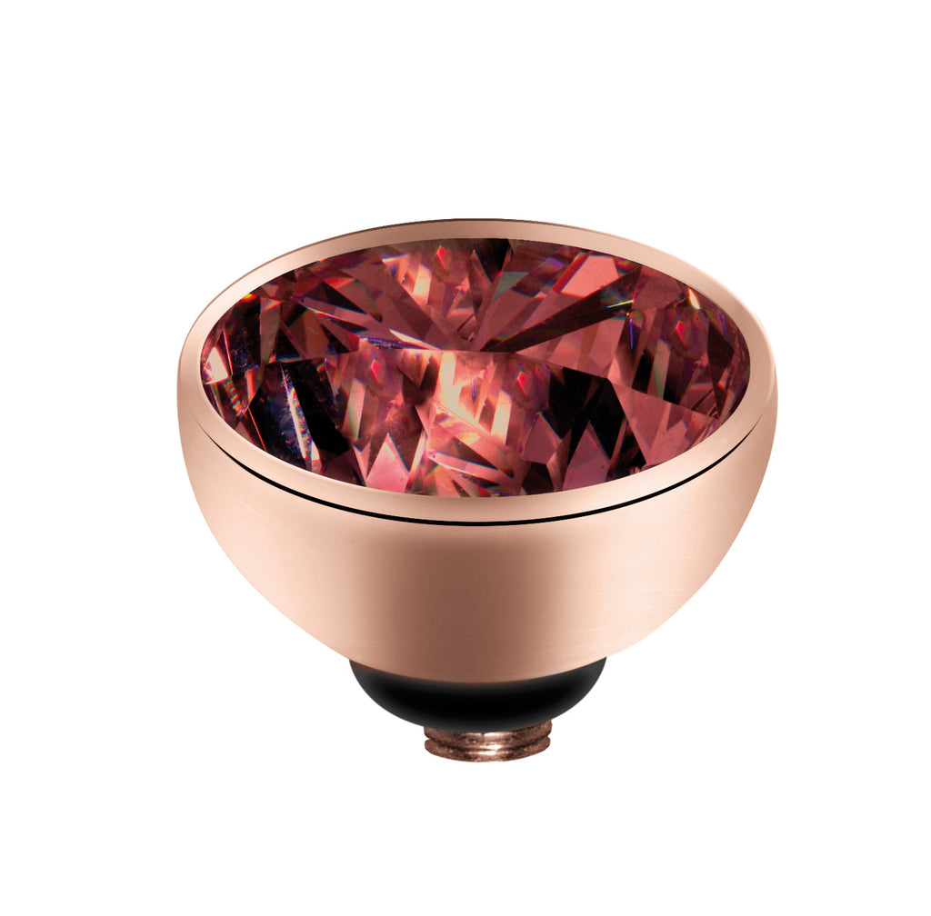 MelanO dark red/rg interchangeable 8mm gem - Ellimonelli