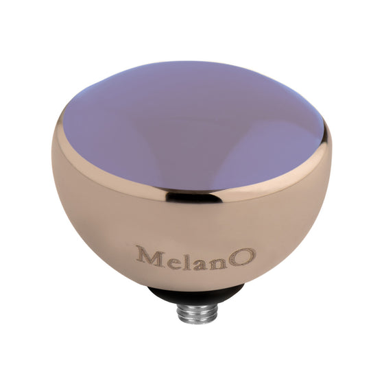 MelanO lavender resin/rg interchangeable 8mm gem - Ellimonelli