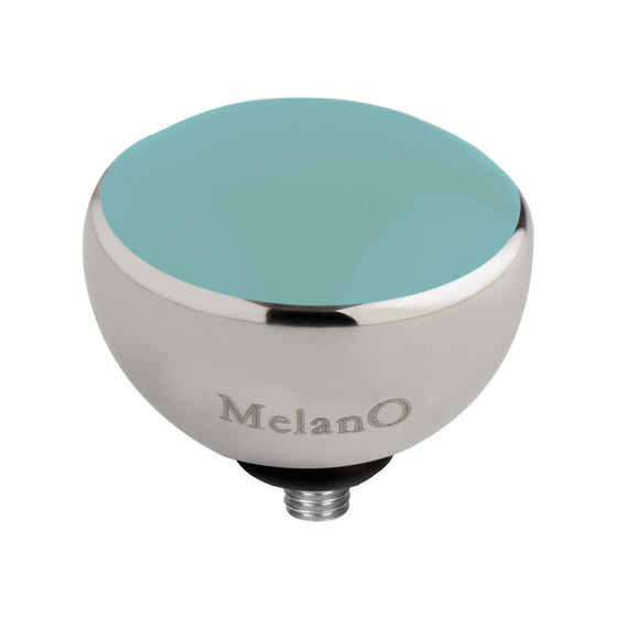 MelanO turquoise/ss interchangeable 8mm gem - Ellimonelli