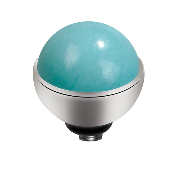 MelanO aaventurine/ss interchangeable 6mm gem - Ellimonelli