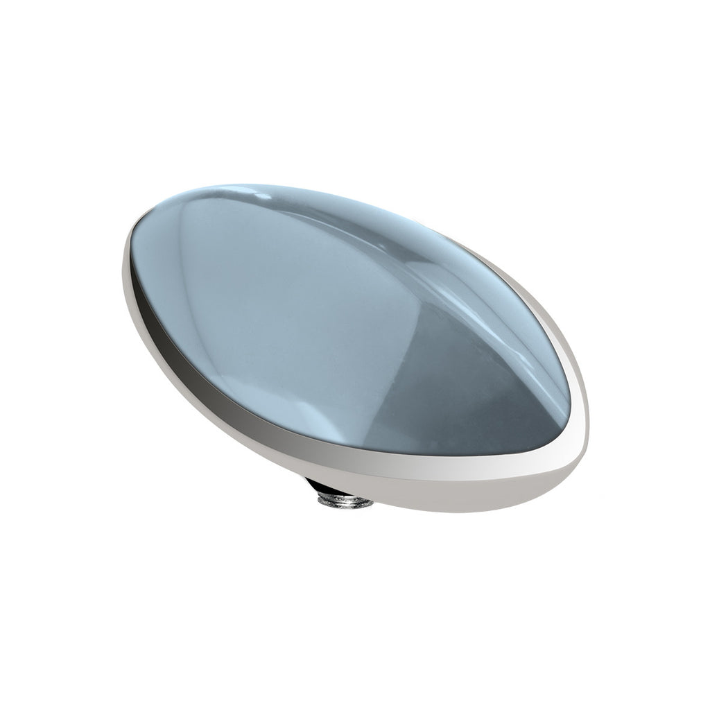 MelanO jeans blue/ss interchangeable 14mm marquise gem - Ellimonelli